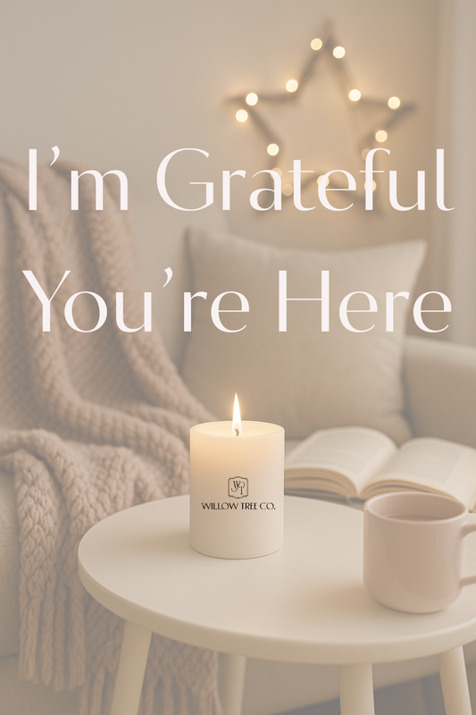 I'm grateful you're here