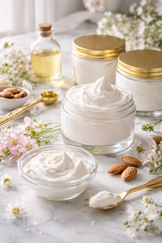 Lait d'amande — Private Reserve | Crème Brûlée Body Cream | Almond Blossom + Wildflowers